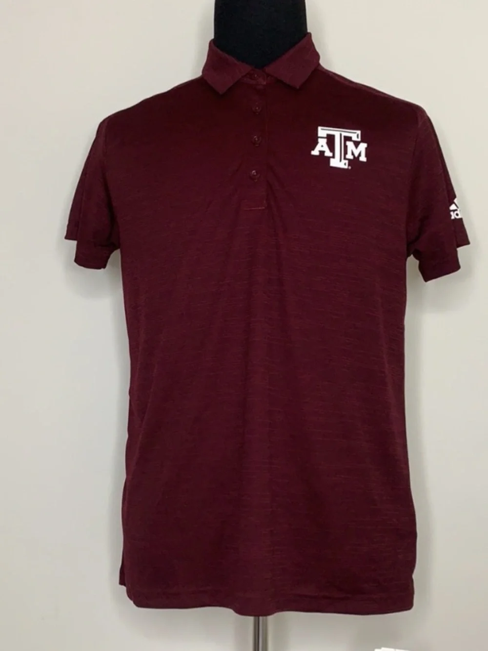 NWT ADIDAS GAMEMODE POLO Ncaa-Tam-7c4 Texas A&M Aggies